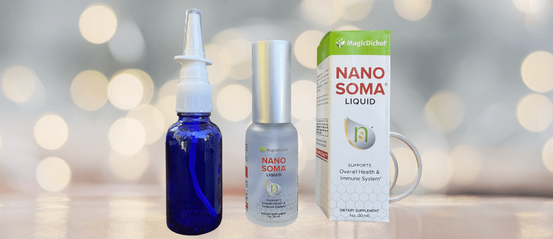 Nano Soma plus nasal spray bottle